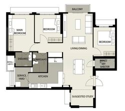 Blk 415B Waterfront I @ Northshore (Punggol), HDB 5 Rooms #541879961